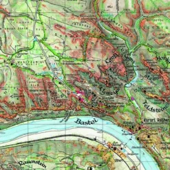 DIE BASTEI - Wanderkarte