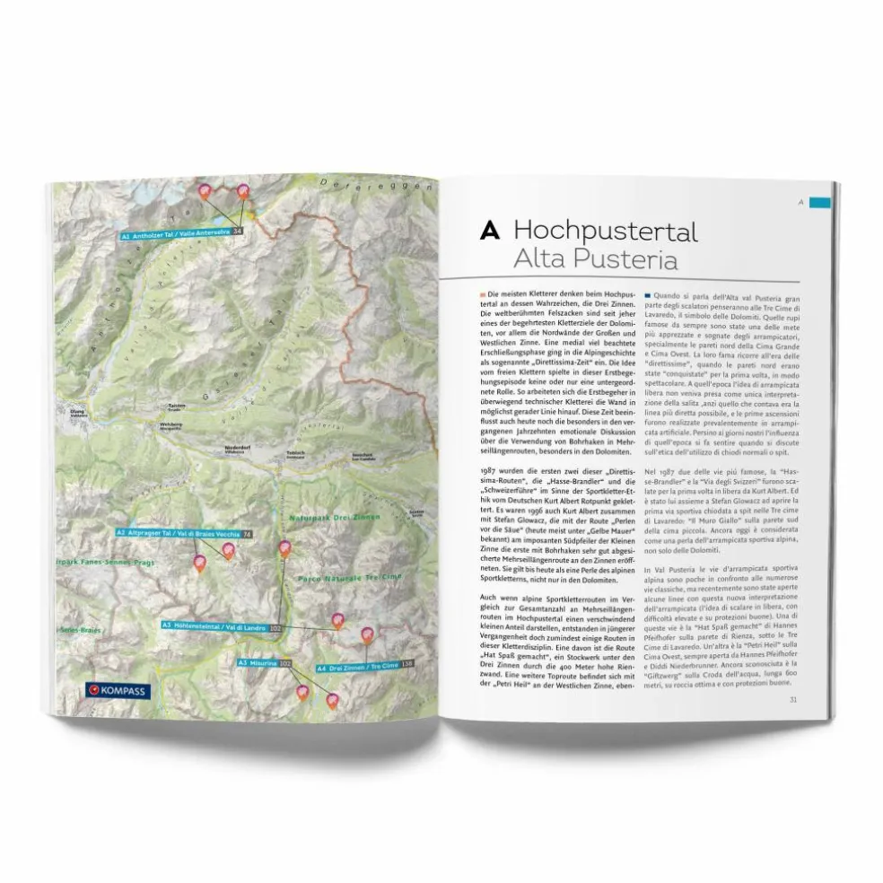 DOLOMITEN MEHRSEILLÄNGEN - Kletterführer