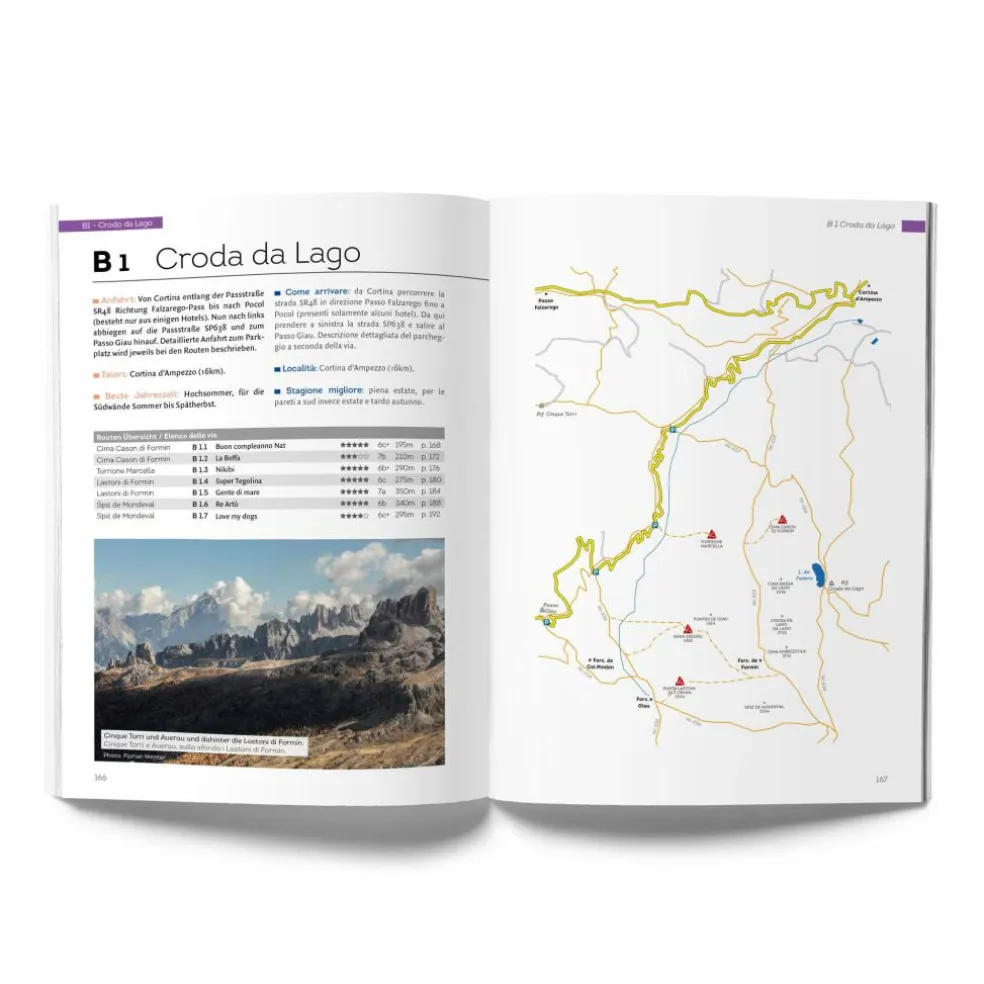 DOLOMITEN MEHRSEILLÄNGEN - Kletterführer