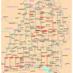 EHINGEN (DONAU) - GROßES LAUTERTAL (OST), MÜNSINGEN - Wanderkarte