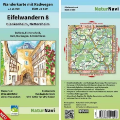 EIFELWANDERN 8 - BLANKENHEIM, NETTERSHEIM 1 : 25 000 - Wanderkarte