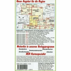 EISENACH UND UMGEBUNG 1 : 35 000 - Wanderkarte
