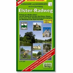 ELSTERRADWEG RADWANDER- UND WANDERKARTE - Wanderkarte