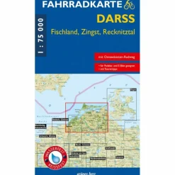 FAHRRADKARTE DARß - FISCHLAND - ZINGST 1:75 000