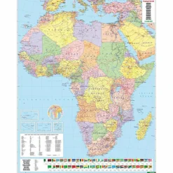 F+B AFRIKA, KONTINENTKARTE 1:8 000 000 - Straßenkarte