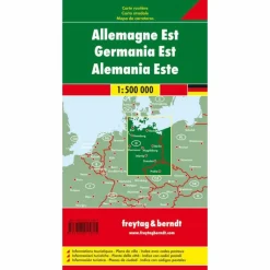 F+B DEUTSCHLAND OST 1:500.000 AUTOKARTE - Straßenkarte
