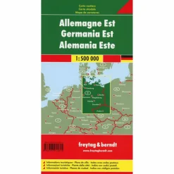 F+B DEUTSCHLAND OST 1:500.000 AUTOKARTE - Straßenkarte