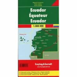 F+B ECUADOR/GALAPAGOS 1:600T/1:800T - Straßenkarte
