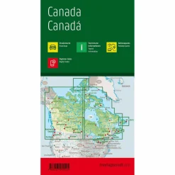 F+B KANADA - Straßenkarte