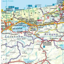 F&B KOLUMBIEN 1:1 MIO. - Straßenkarte