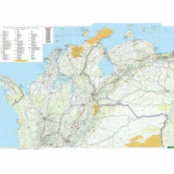 F&B KOLUMBIEN 1:1 MIO. - Straßenkarte