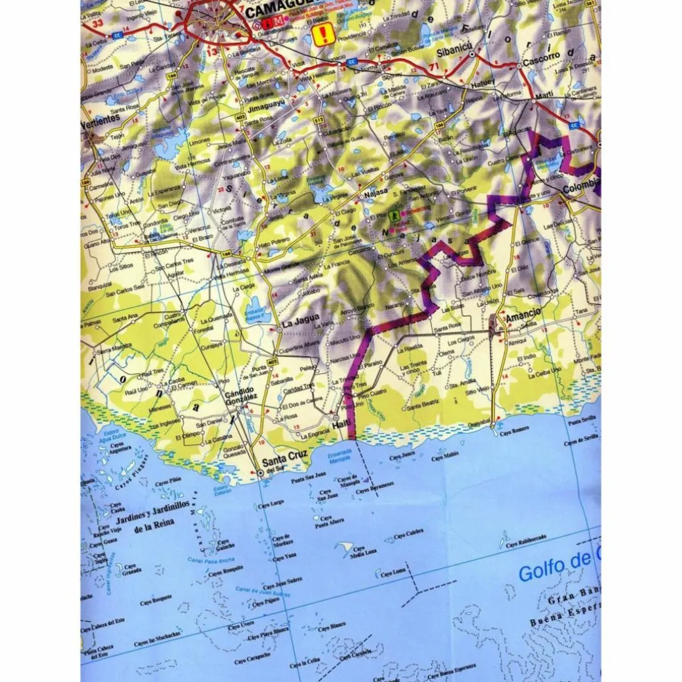 F+B KUBA WEST UND OST 1:400.000 - Straßenkarte