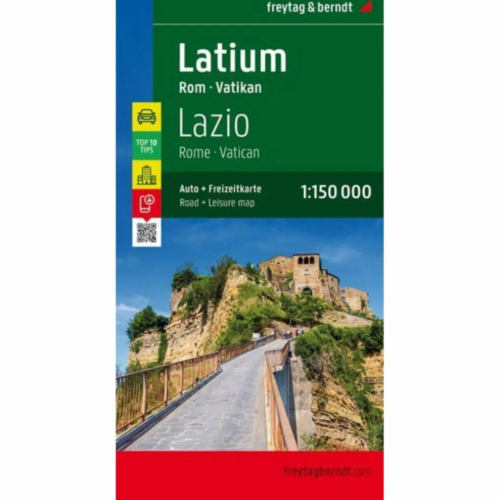 F&B LATIUM - ROM - VATIKAN 1 : 150 000 - Straßenkarte