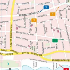 F+B TEL AVIV - YAFFO 1:9.400 - Stadtplan