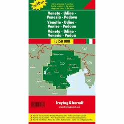 F&B VENETIEN - UDINE - VENEDIG - PADUA - Straßenkarte