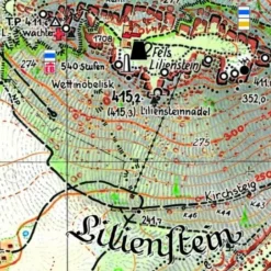 FESTUNG KÖNIGSTEIN UND DIE TAFELBERGE - Wanderkarte