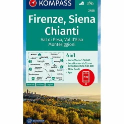 FIRENZE, SIENA, CHIANTI 1:50 000 - Wanderkarte