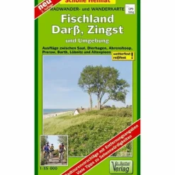 FISCHLAND, DARß, ZINGST UND UMGEBUNG RAD - Wanderkarte