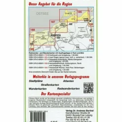 FISCHLAND, DARß, ZINGST UND UMGEBUNG RAD - Wanderkarte