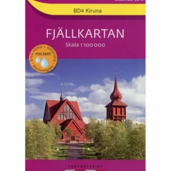 FJÄLLKARTAN 1 : 100 000 BD4 KIRUNA BERGW - Wanderkarte