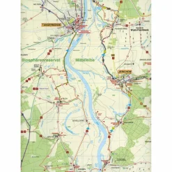 FLUSSLANDSCHAFT BURG, JERICHOW - Wanderkarte