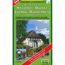 FLUSSLANDSCHAFT ELBE, HITZACKER, DÖMITZ - Wanderkarte