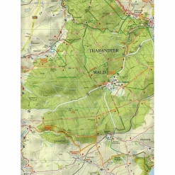 FREIBERG THARANDTER WALD UND UMGEBUNG - Wanderkarte
