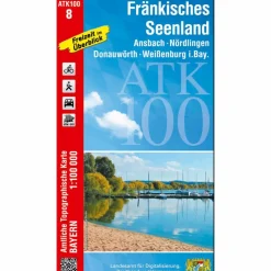 FRÄNKISCHES SEENLAND 1:100 000 - Wanderkarte