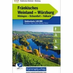 FRÄNKISCHES WEINLAND - WÜRZBURG NR. 56 OUTDOORKARTE - Karte