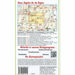 FÜRSTENBERG, LYCHEN, TEMPLIN, ZEHDENICK - Wanderkarte