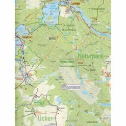 FÜRSTENBERG, LYCHEN, TEMPLIN, ZEHDENICK - Wanderkarte