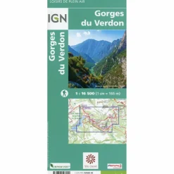 GORGES DU VERDON 1 : 16 500 - Wanderkarte
