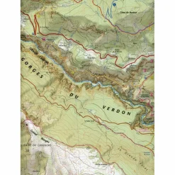GORGES DU VERDON 1 : 16 500 - Wanderkarte