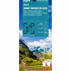 GRANDE TRAVERSÉE DES ALPES - Straßenkarte