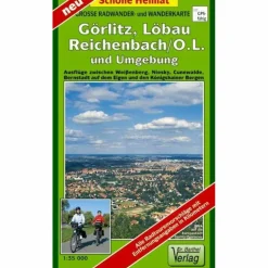 GÖRLITZ, LÖBAU, REICHENBACH/O.L. UND UMGEBUNG - Wanderkarte