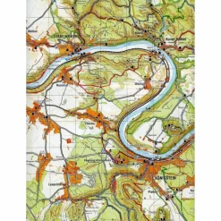 GROSSE KARTE DER SÄCHSISCHEN SCHWEIZ LAMINIERT 1 : 30.000 - Wanderkarte