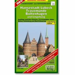 HANSESTADT LÜBECK, TRAVEMÜNDE, BOLTENHAGEN - Wanderkarte