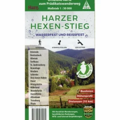 HARZER HEXEN-STIEG 1: 30.000 - Wanderkarte
