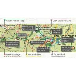 HARZER HEXEN-STIEG 1: 30.000 - Wanderkarte