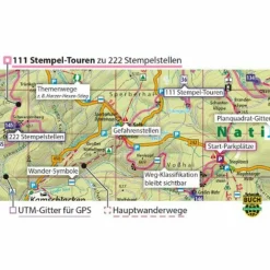 HARZER WANDERNADEL 1 : 50 000 - Wanderkarte