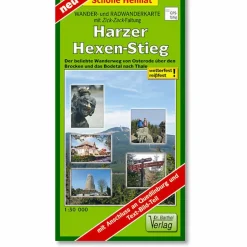 HARZER-HEXEN-STIEG RADWANDER- UND WANDER - Wanderkarte