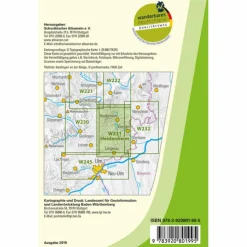 HEIDENHEIM A.D.BRENZ - LONETAL, GIENGEN A.D.BRENZ - Wanderkarte