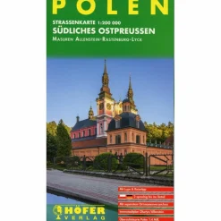 HÖFER POLEN PL010. SÜDLICHES OSTPREUßEN - Straßenkarte