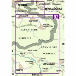 HINTERE SÄCHSISCHE SCHWEIZ BLATT 2 - Wanderkarte