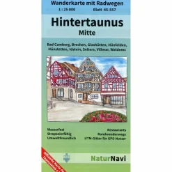 HINTERTAUNUS MITTE 1:25.000, BLATT 45- - Wanderkarte