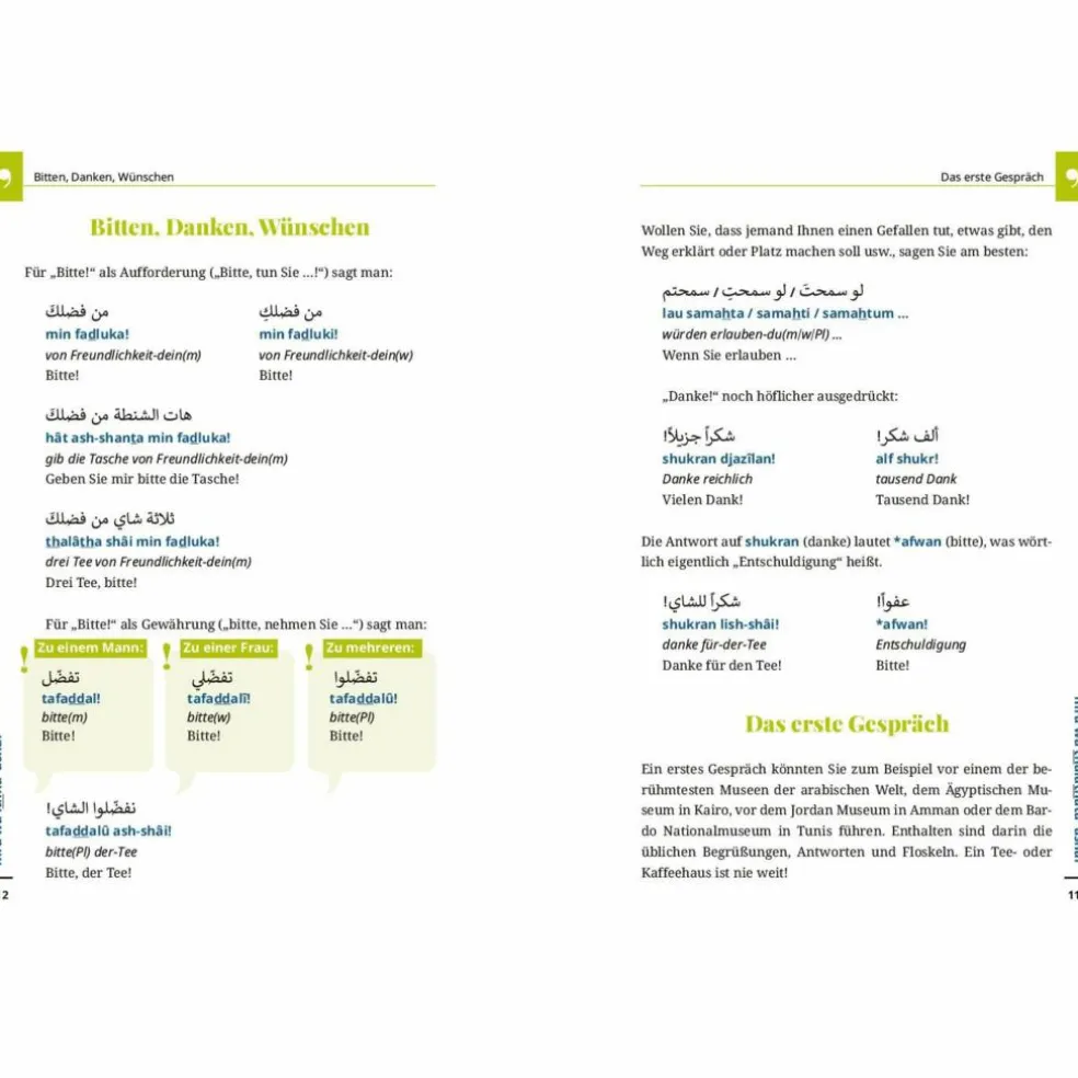 HOCHARABISCH - WORT FÜR WORT - Sprachführer
