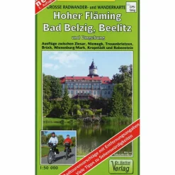 HOHER FLÄMING, BAD BELZIG, BEELITZ UND UMGEBUNG - Wanderkarte