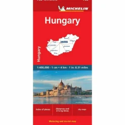 HUNGARY - MICHELIN NATIONAL MAP 732 - Straßenkarte