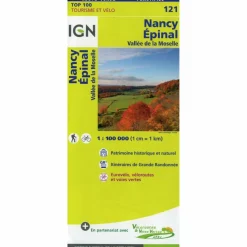 IGN 121 NANCY 1:100.000 - Wanderkarte