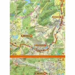 ILMTAL-RADWEG 1 : 35 000. RADWANDERATLAS - Fahrradkarte